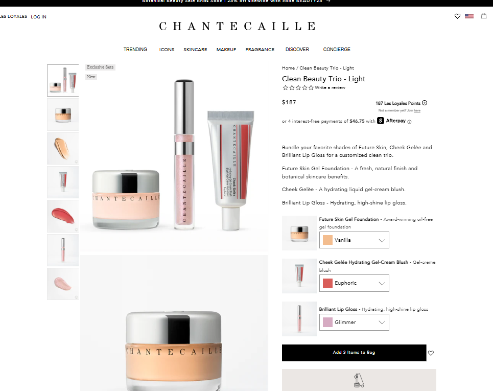chantecaille bundle example