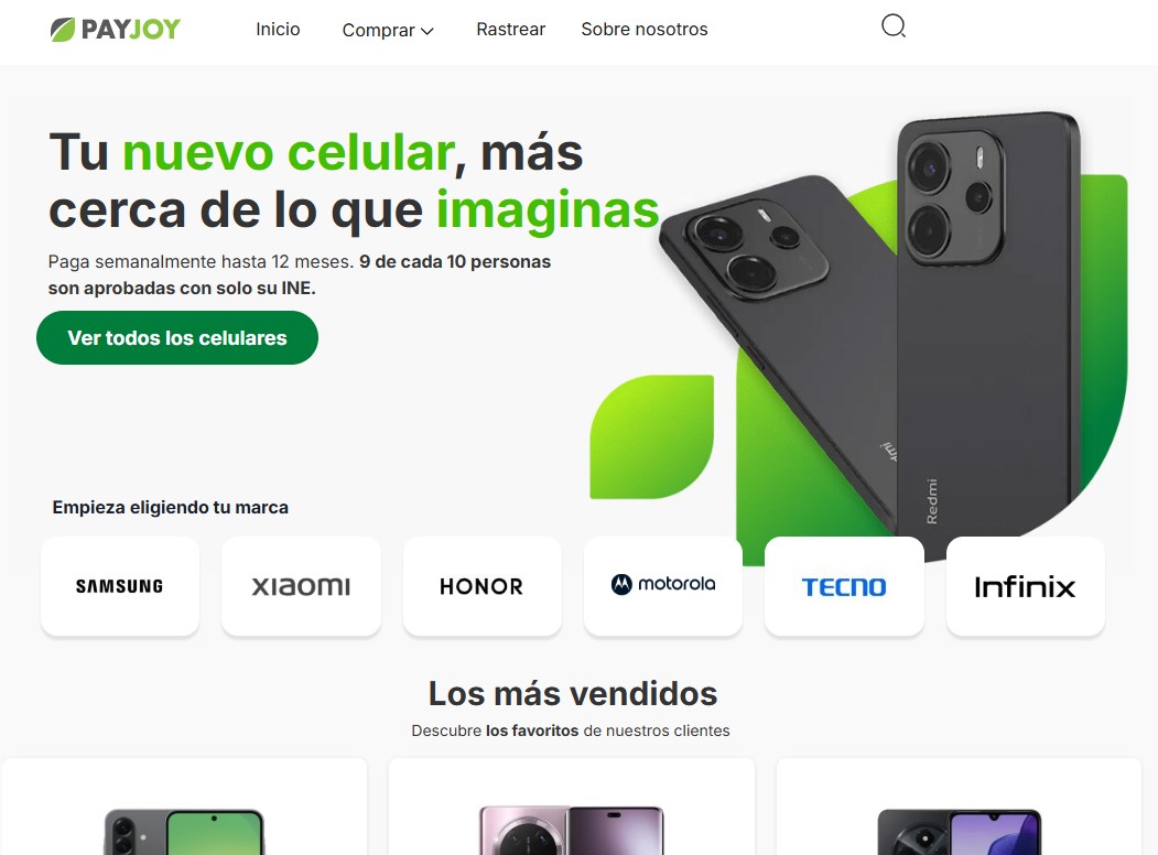 Payjoy Homepage Screenshot PayJoy Case Study: BigCommerce Integration
